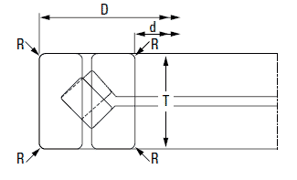 XR637050 Crossed Roller Precision Bearings drawing XR637050 Crossed Roller Precision Bearings drawing